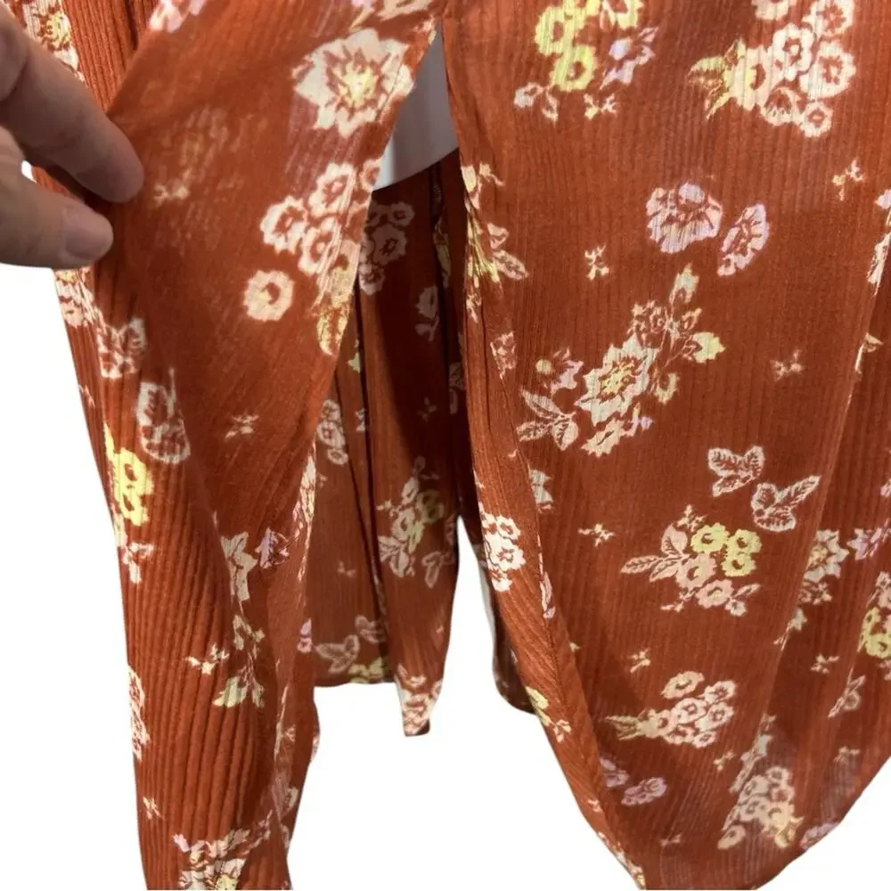 Free People Kitty Tube Floral Tunic Dress L